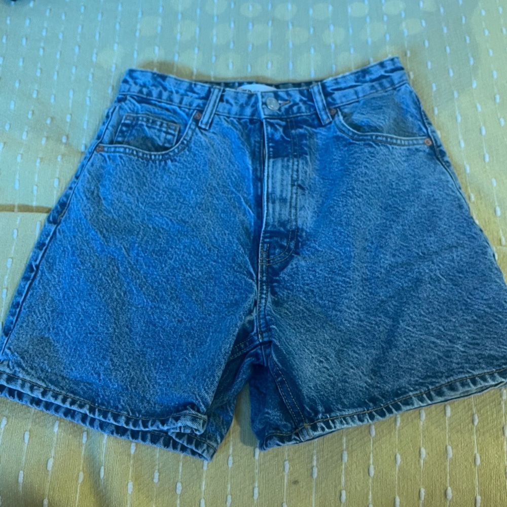 Zara denim shorts